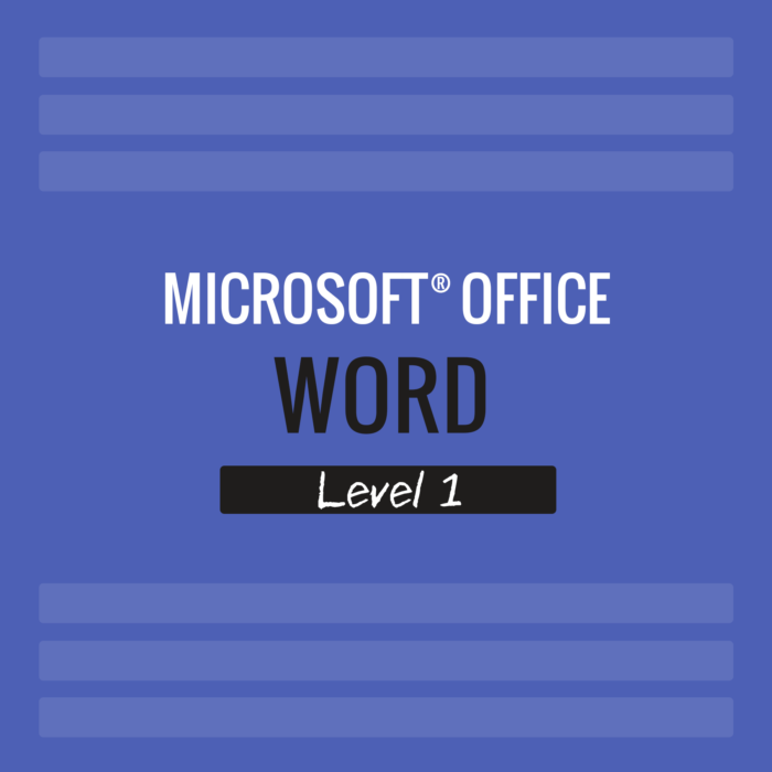 Microsoft Office Word Level 1
